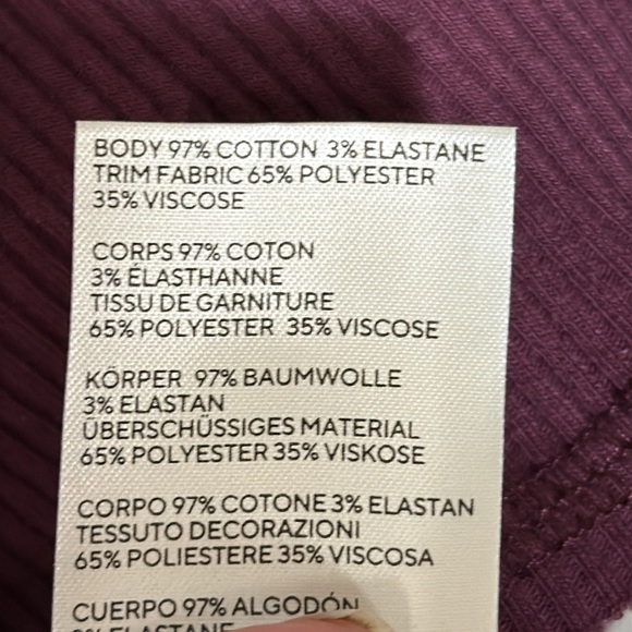 Free people embroidered long sleeve Clemente Mixed Media Stretch Cotton Top - Picture 4 of 8